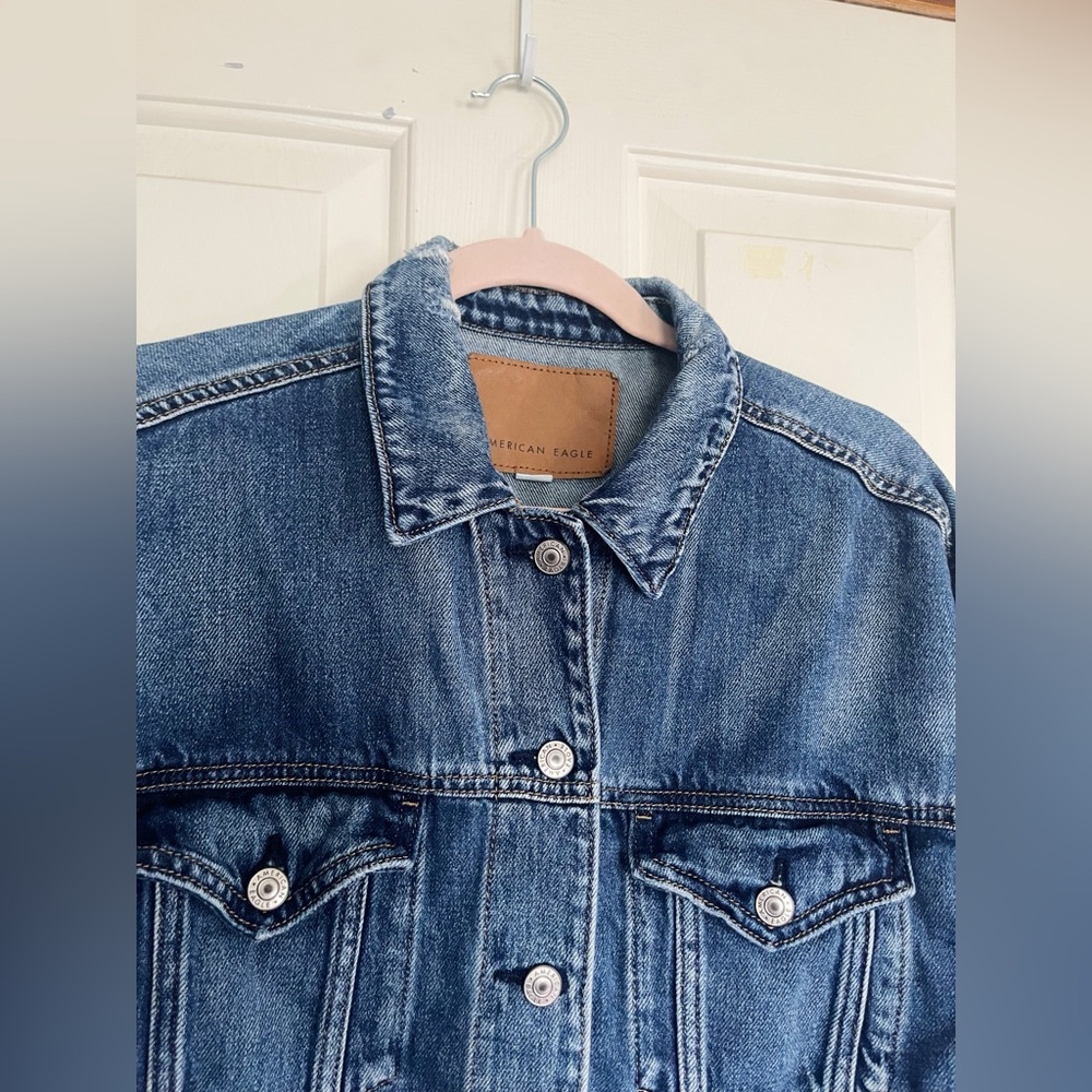 Distressed Denim Jacket - Picture 6 of 9